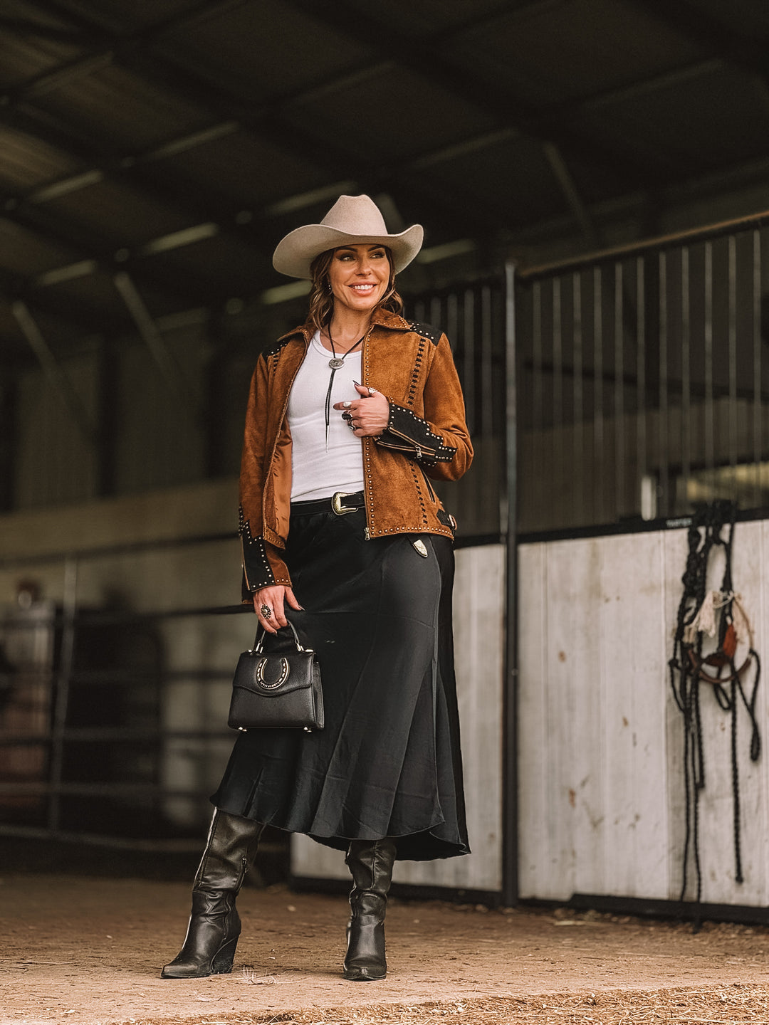 A jaqueta cravejada Scully