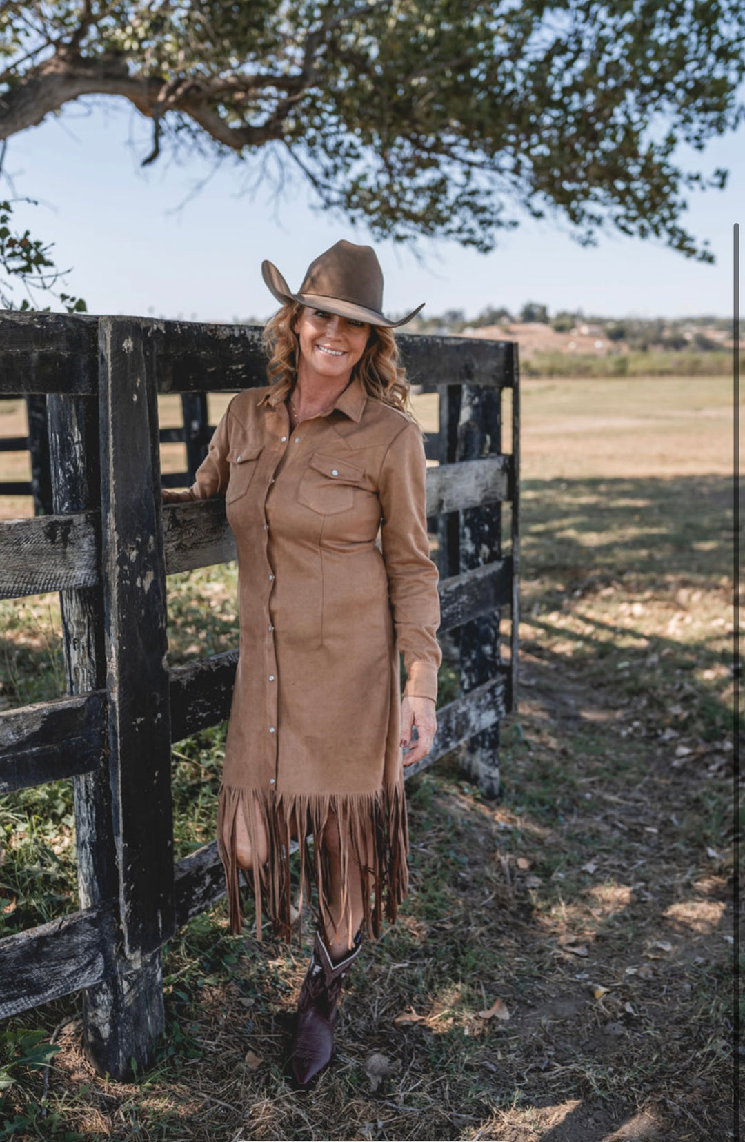 Lovlei Ranch Annabelle Fringe Duster Dress