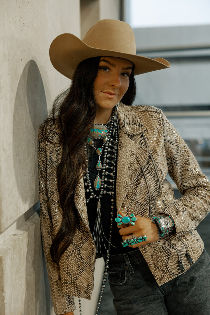 Dakota West Leathers Medusa Lambskin Jacket