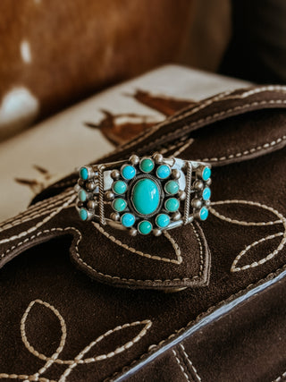 The Turquoise Cluster Cuff