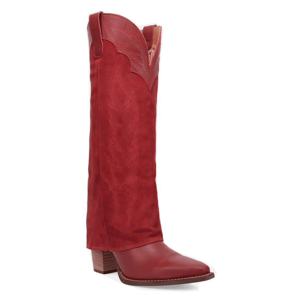 Dingo Red Wild Fire Leather Boots