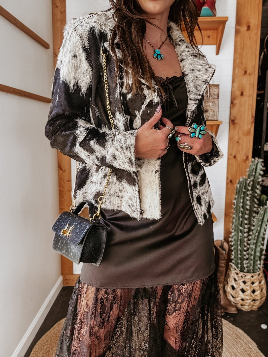 The Cowhide Moto Jacket (BLK)