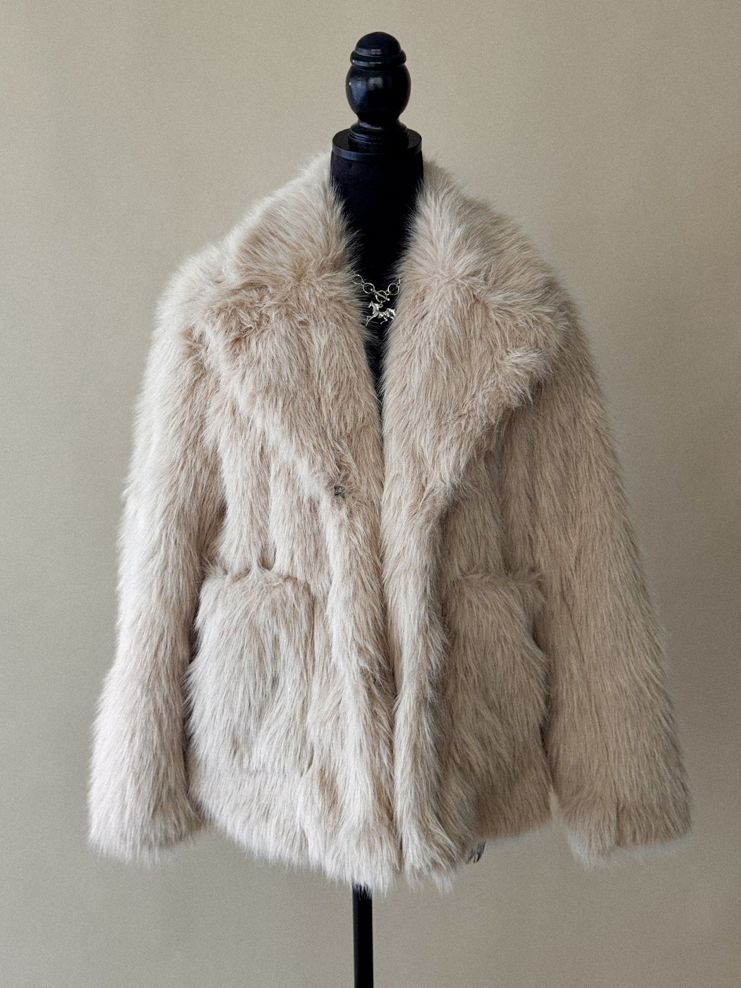 Taupe Fur Coat – Wild J Brand