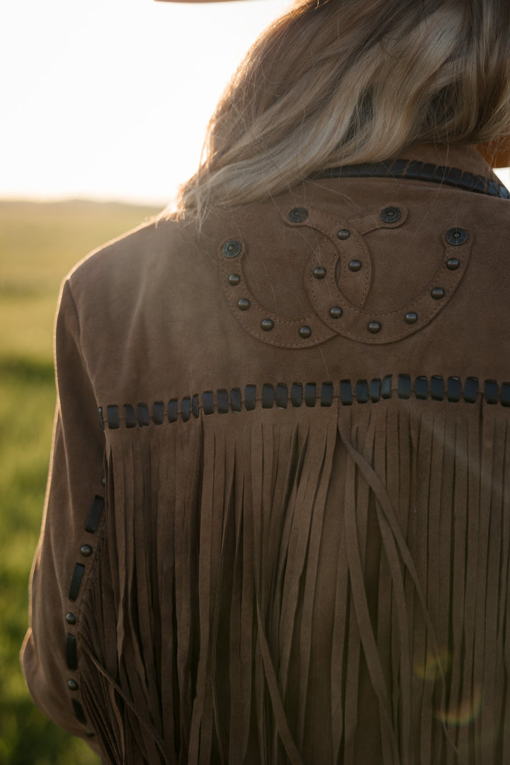 Camel Horse Shoe Jacket