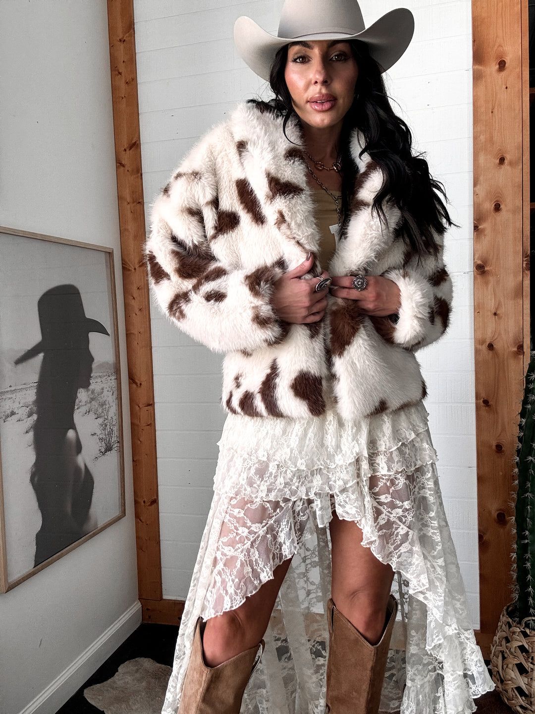 Cow Print Cowgirl Jacket