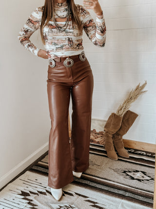 Wild West Wide Leg Pants