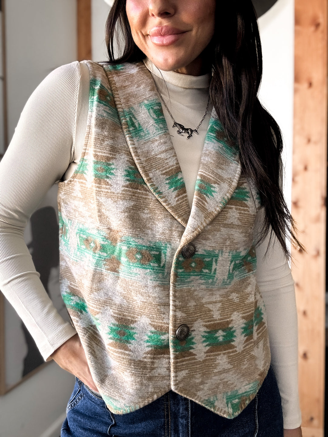 Southwest Woven Vest