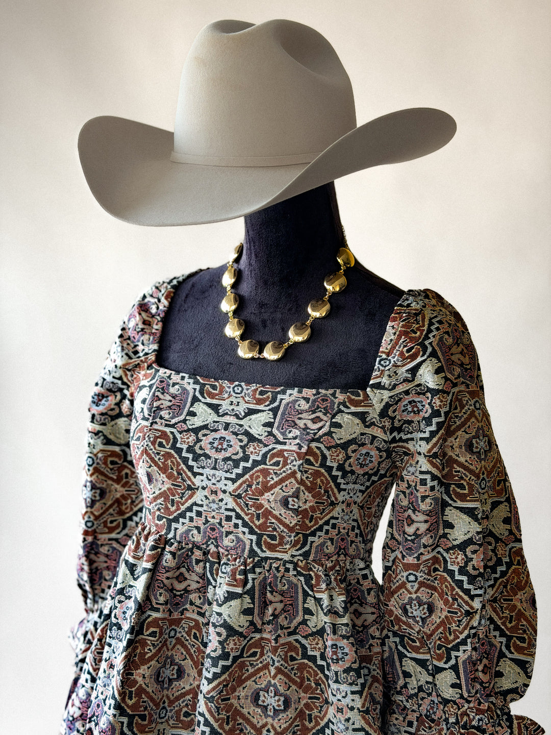 Circle Chain Link Necklace - Gold