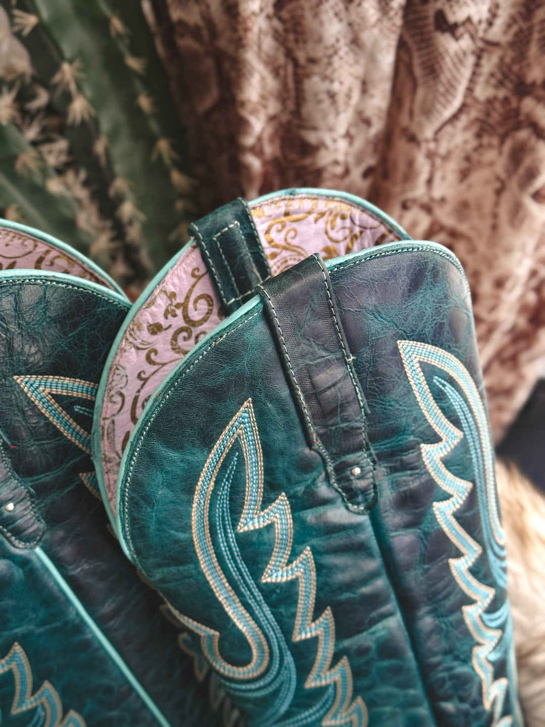 Rockem Allison Tall Turquoise Boots