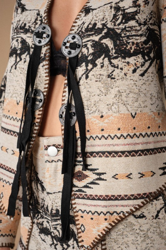 Wild Horses Jacquard Jacket PRE ORDER 10/20