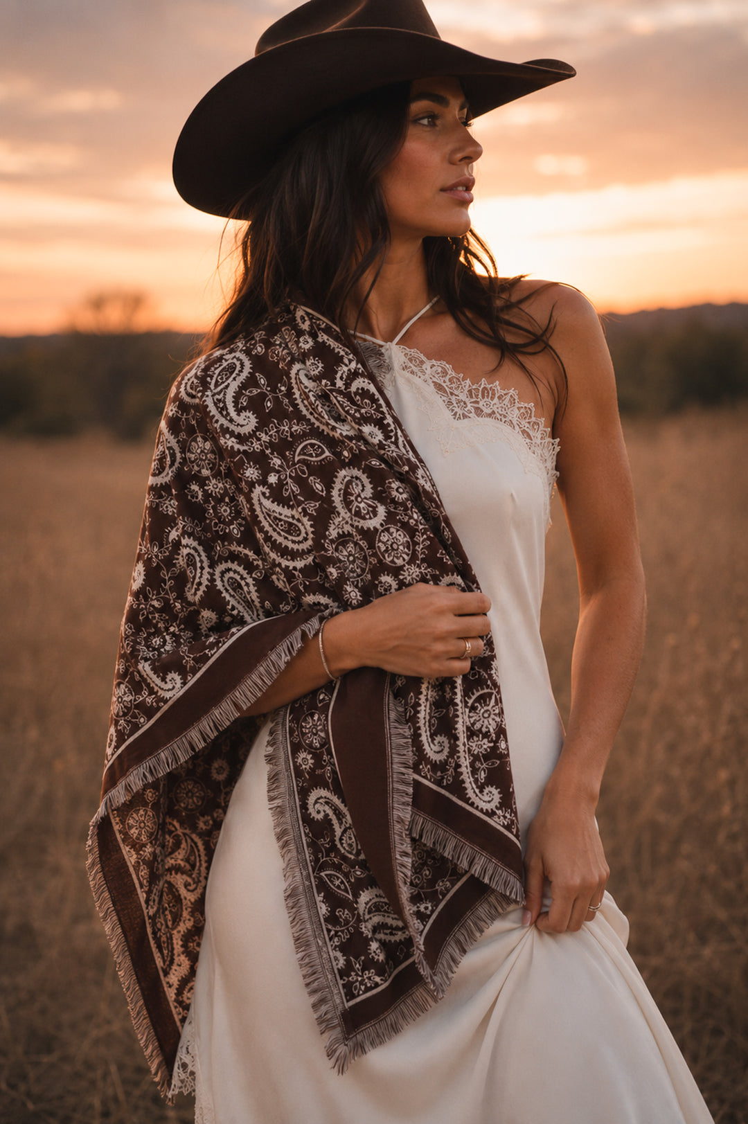 Ranch Paisley Fringe Shawl PRE ORDER 8/5