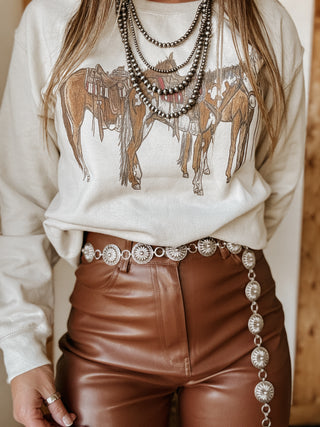 The Saddled Horses Sweatshirt