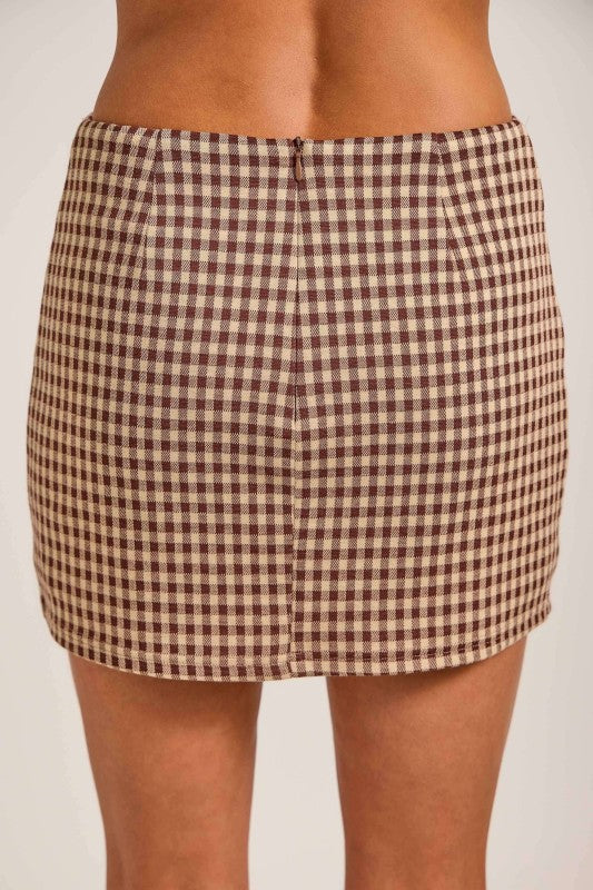 Prairie Gingham Skort PRE ORDER 9/1