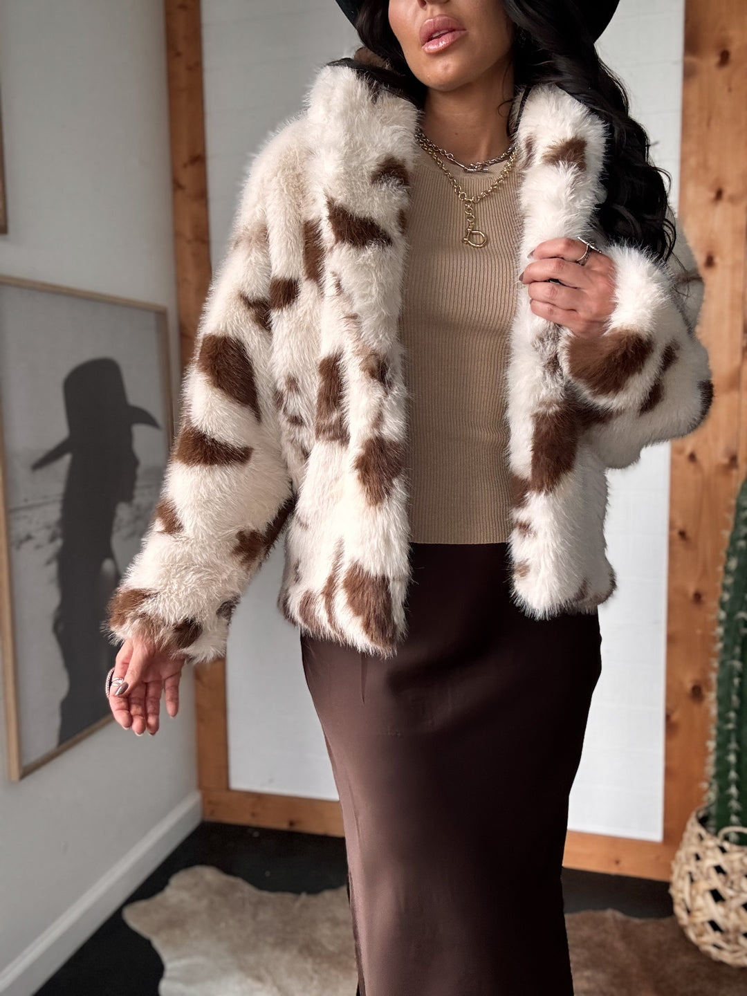 Cow Print Cowgirl Jacket