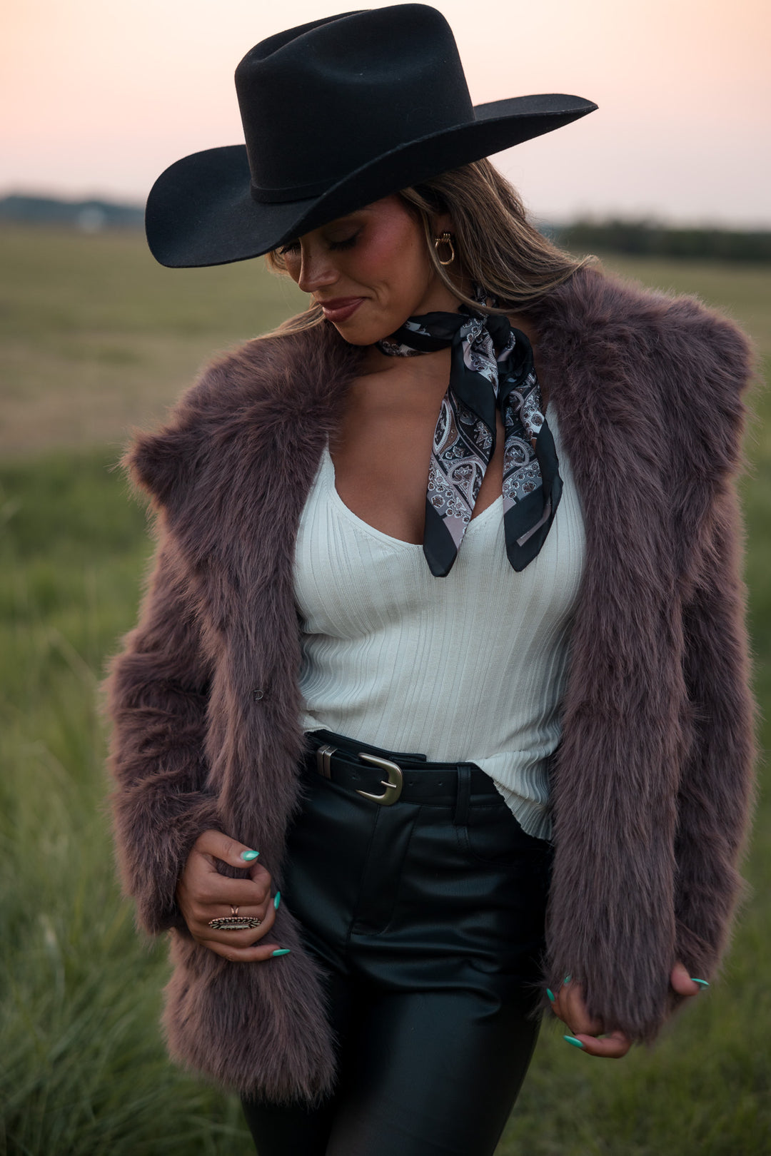 Mocha Fur Coat - Wild J Brand