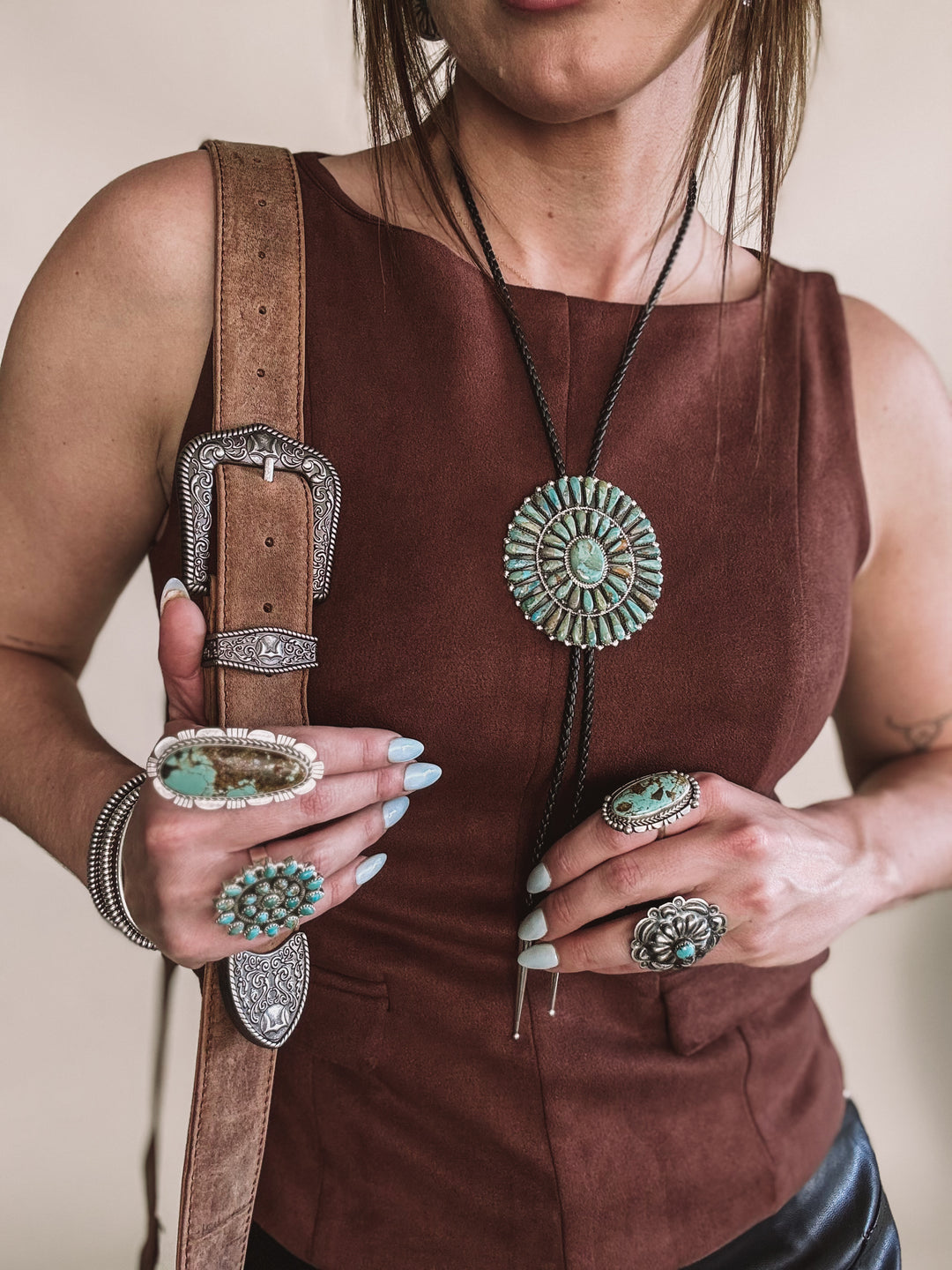 Navajo Concho Ring (Size 5.5)