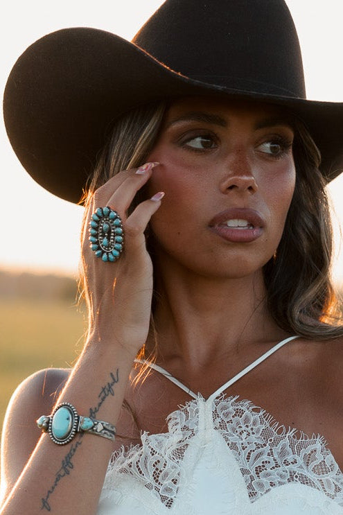 Turquoise Desert Ring (Adjustable)