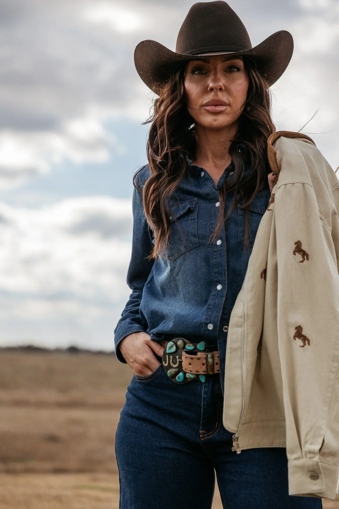 formal jeans dress for women YWDJ Denim Dress for Women Long Sleeve Dress for Women Long Sleeve Denim Fashion Turndown Collar Loose And Comfortable Long Beach Dresses Summer Dresses for Everyday Wear Beach Vacation Day to Night -