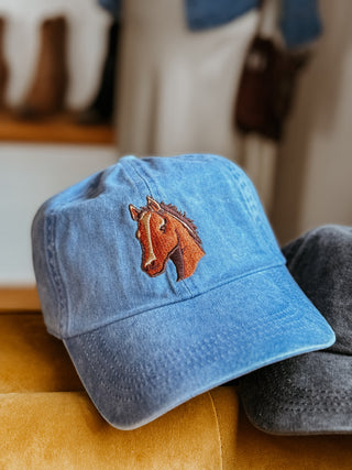 The Horse Cap (Denim)