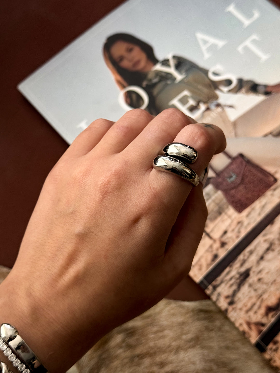 Lasso Ring – Silver Stainless Steel