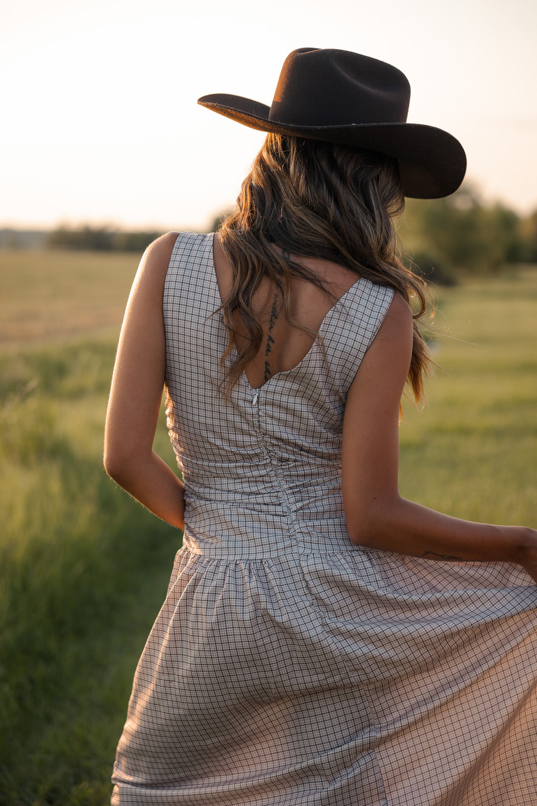 High Country Plaid Maxi Dress PRE ORDER 9/30