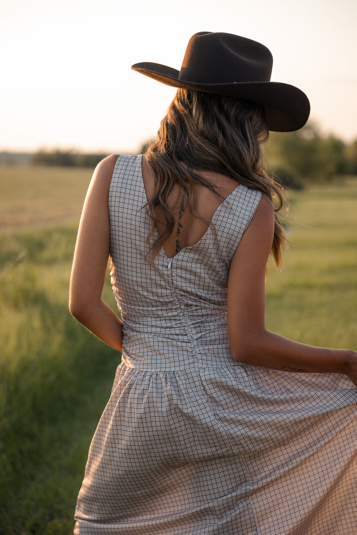 High Country Plaid Maxi Dress PRE ORDER 9/30