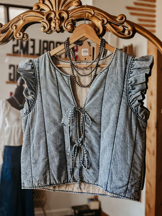 The Denim Quilt Vest