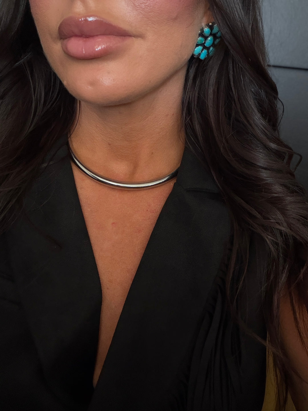 Silver Creek Cuff Necklace