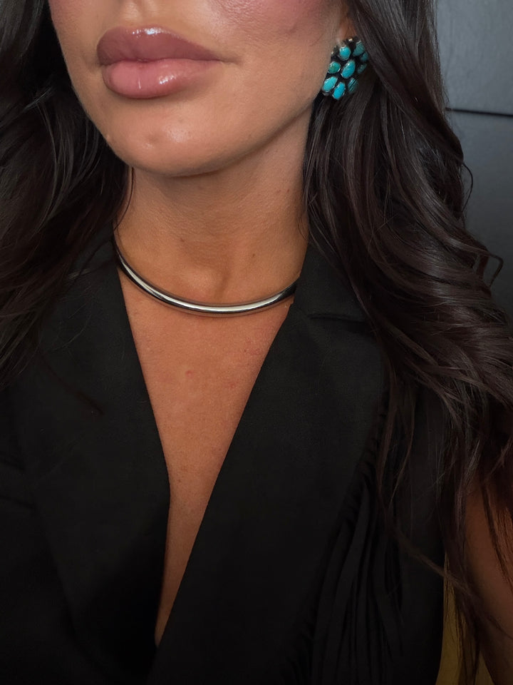 Silver Creek Cuff Necklace