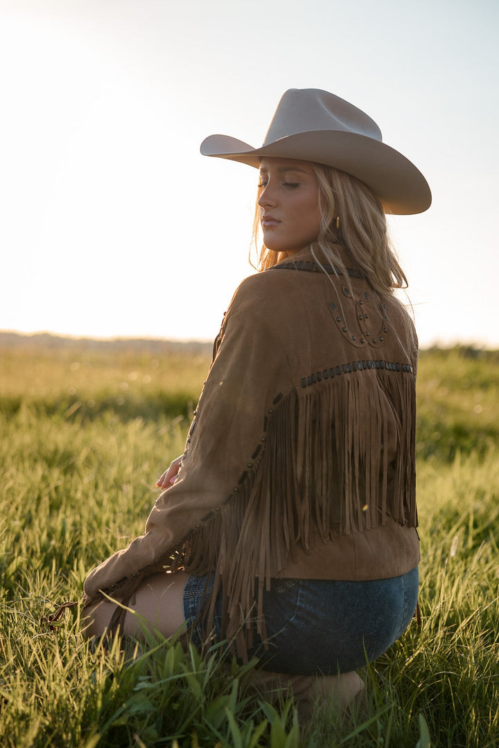 Camel Horse Shoe Jacket