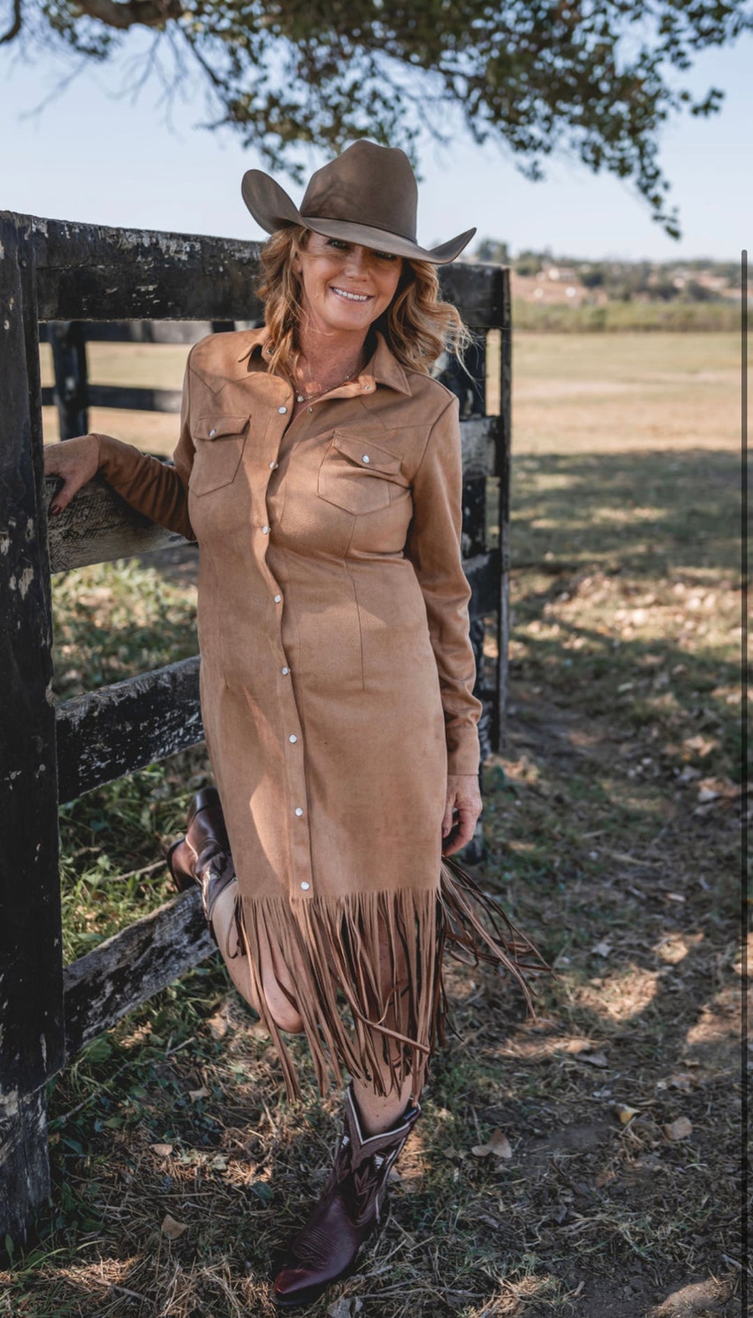 Lovlei Ranch Annabelle Fringe Duster Dress