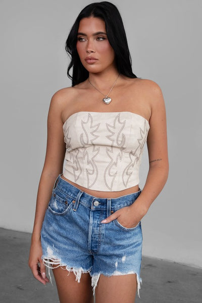 The Western Babe Corset Top (IVY)