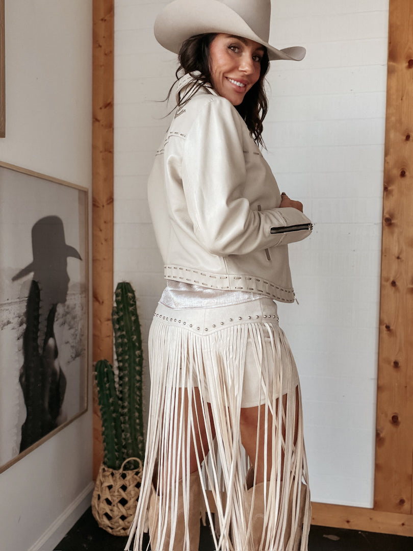 County Line Fringe Shorts
