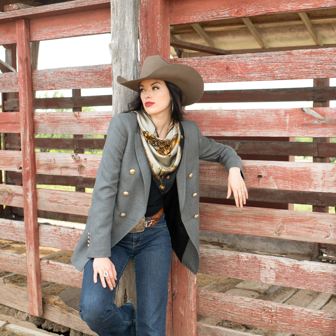 Saddle Up Scarf (Taupe)