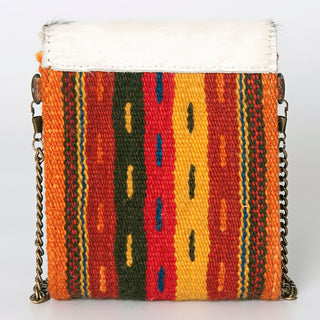 The Saddle Blanket Crossbody (Red/Orange)