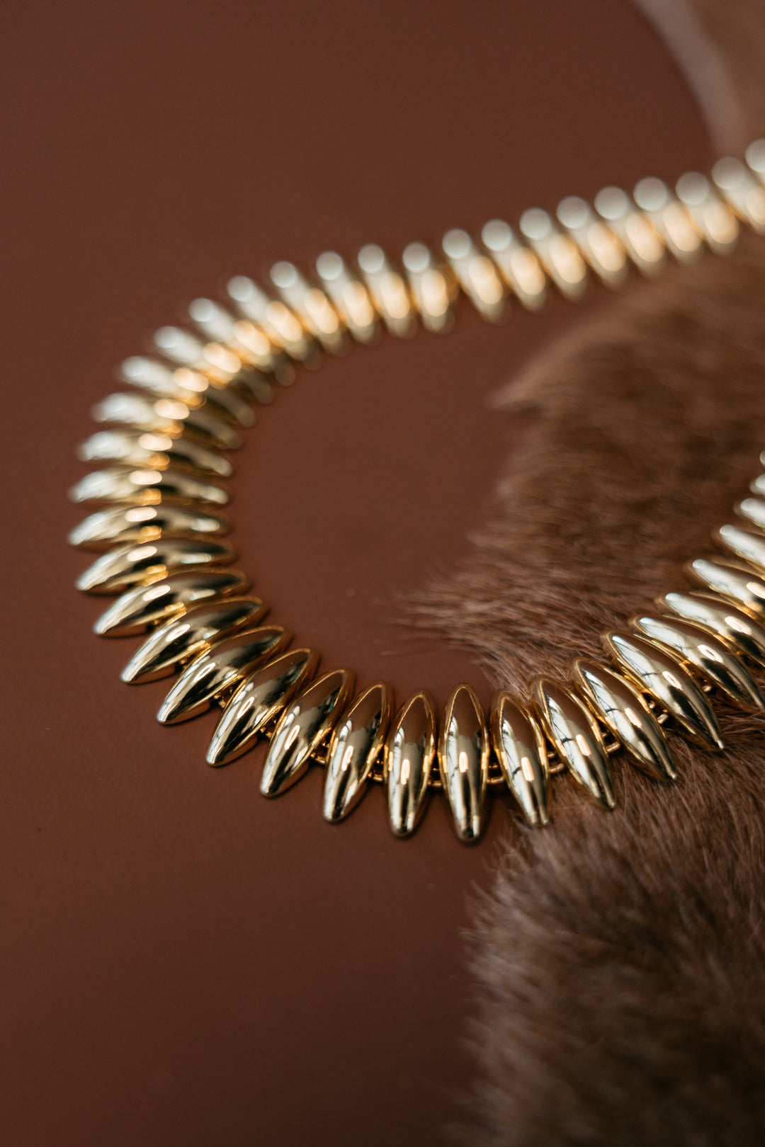 Caroline Statement Necklace - Gold