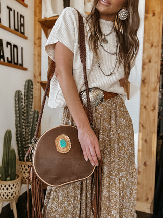 The Wild Circle Bag (Vanilla Center)