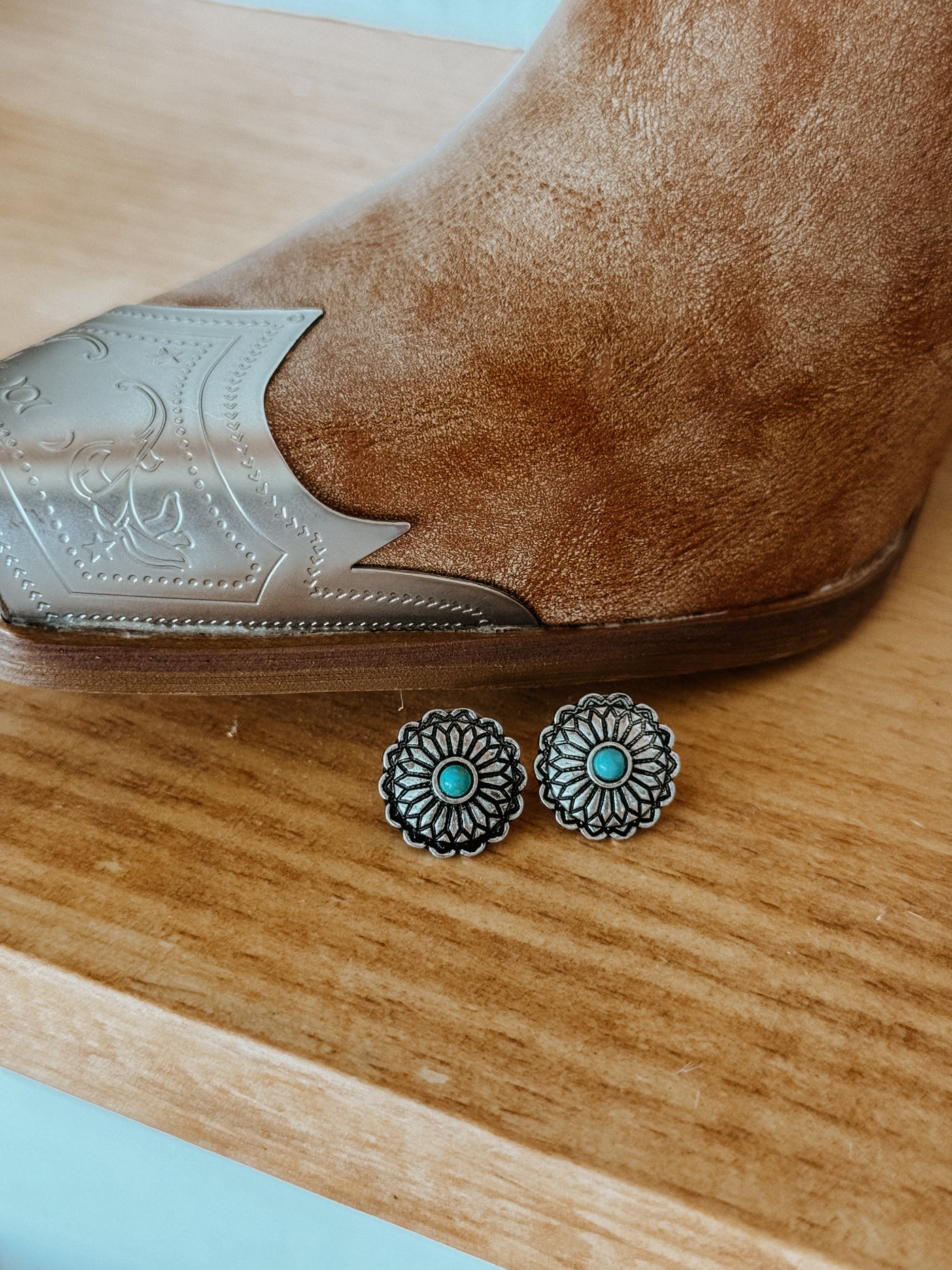 Lil’ Round Concho Earrings