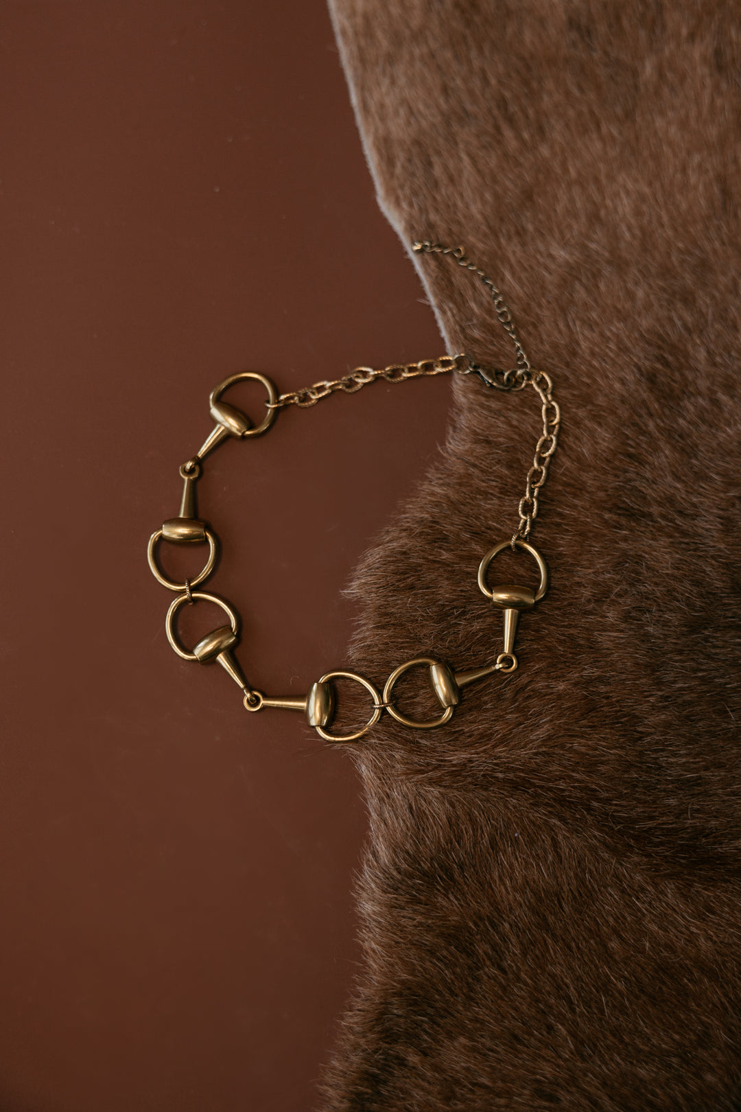 Triple Threat Bit Choker - Gold