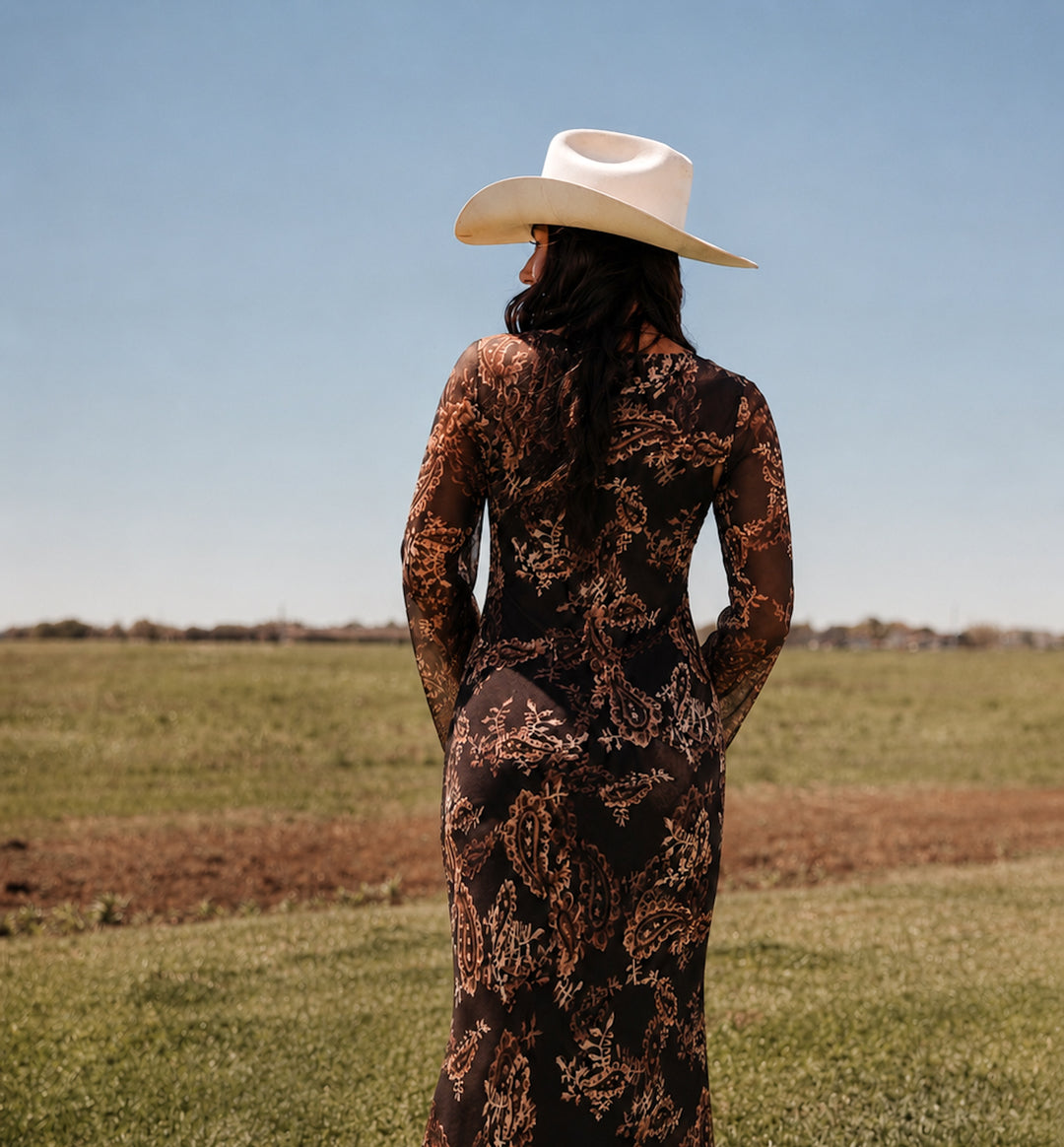 Paisley Trails Maxi Dress PRE ORDER 10/12
