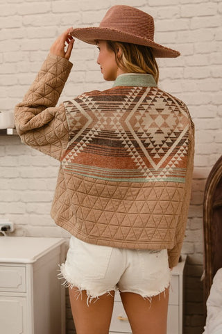 The Mix N’ Match Aztec Jacket (PRE ORDER 11/25)