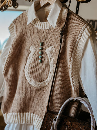 The Horseshoe Sweater Vest