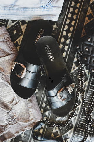 The Buckle Babe Slides (FINAL SALE)