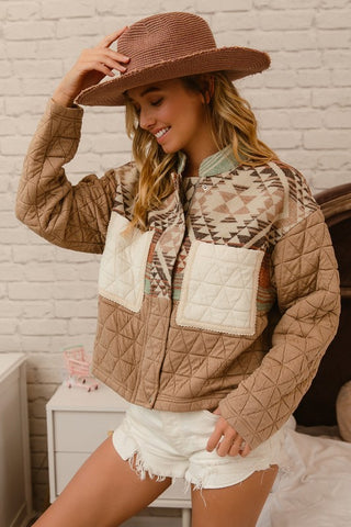 The Mix N’ Match Aztec Jacket (PRE ORDER 11/25)