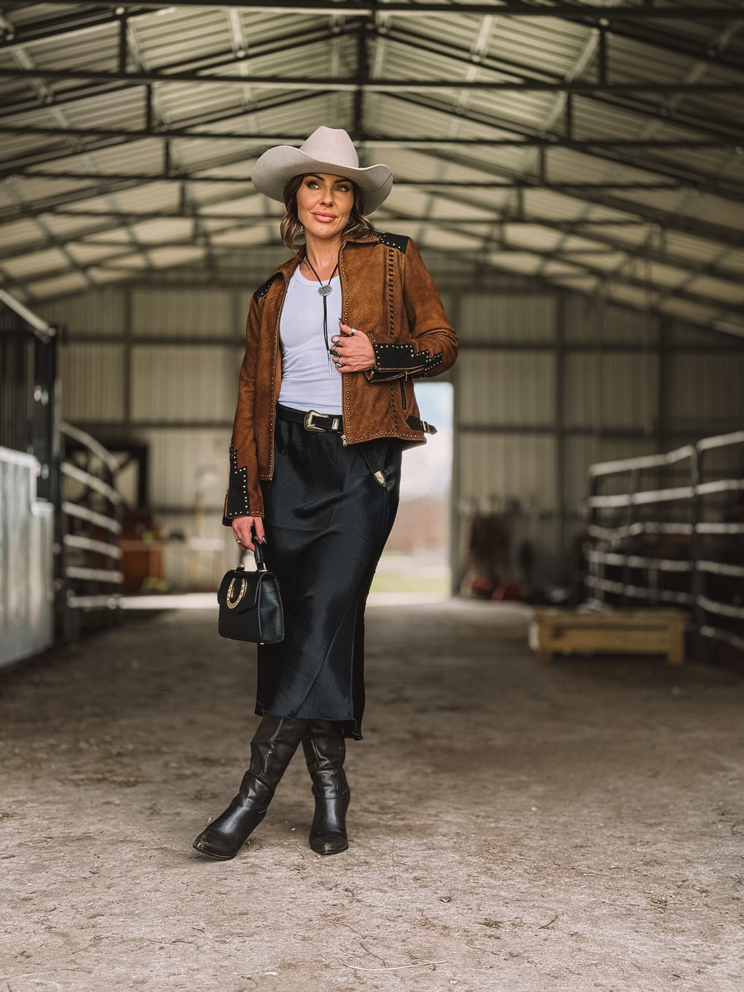 A jaqueta cravejada Scully