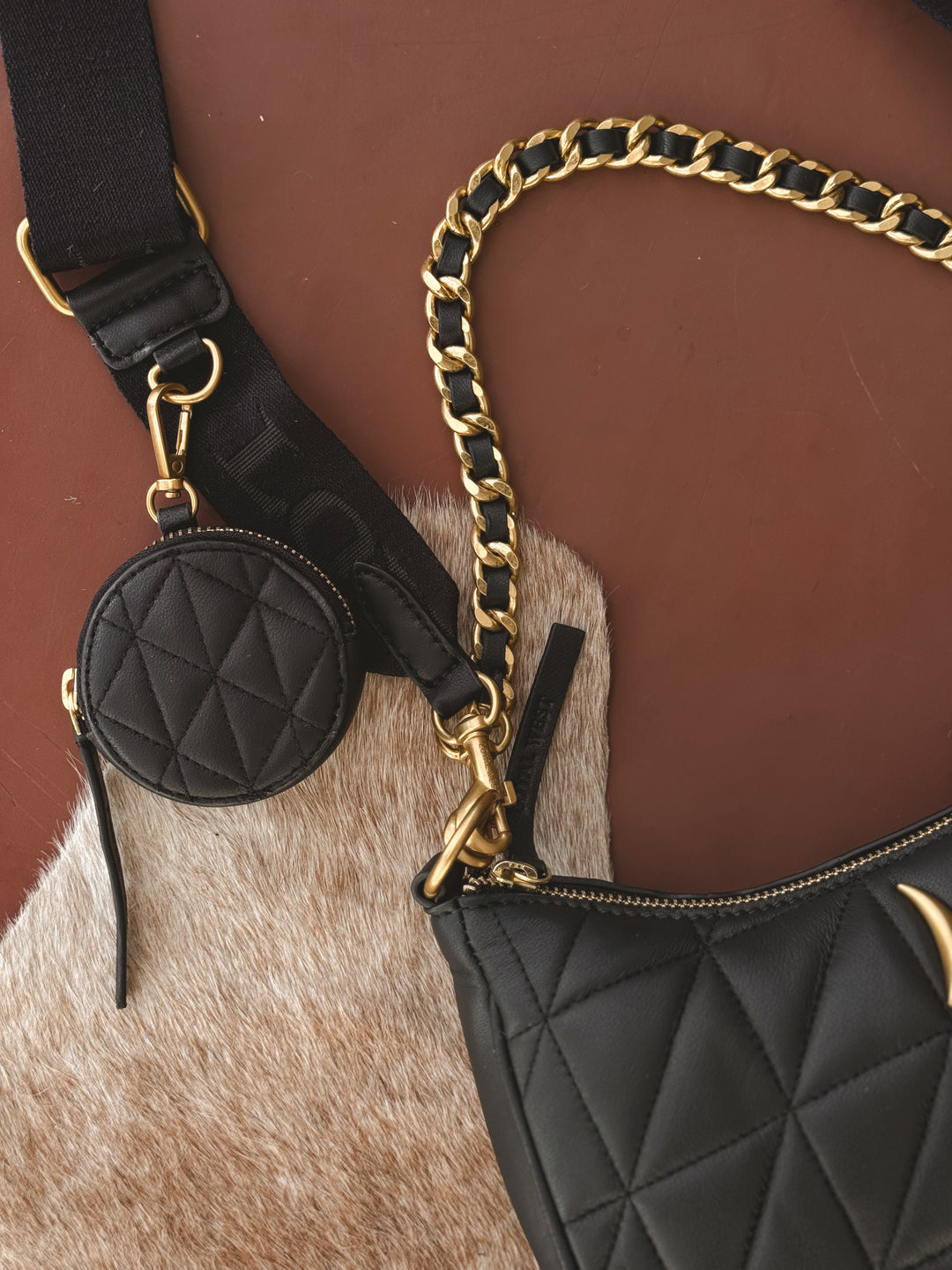 Loyal Black Quilted Leather Bag
