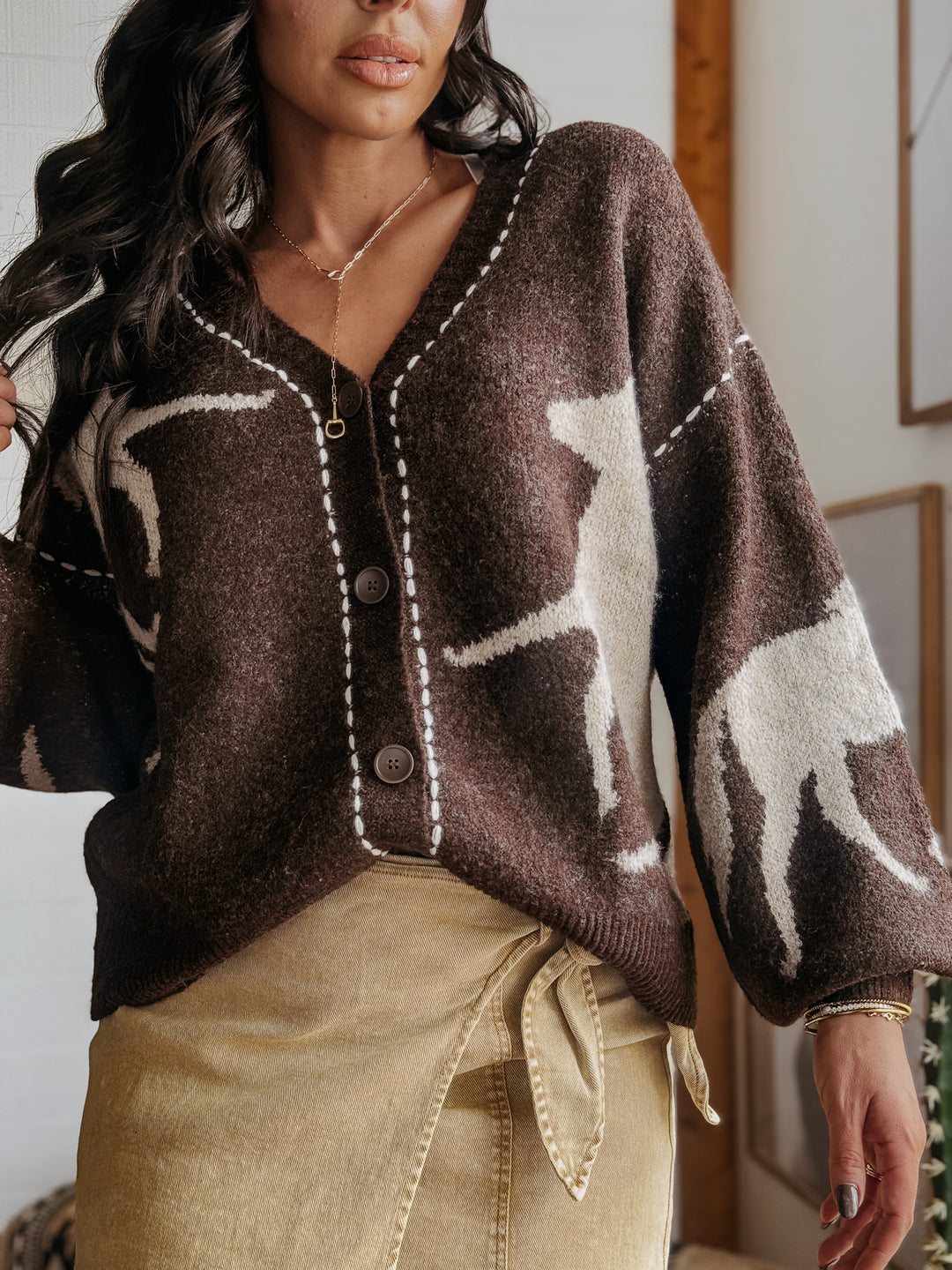 Cozy Horse Knit Cardigan PRE ORDER 8/10