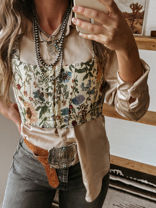 The Wild Flower Corset Top (FINAL SALE)