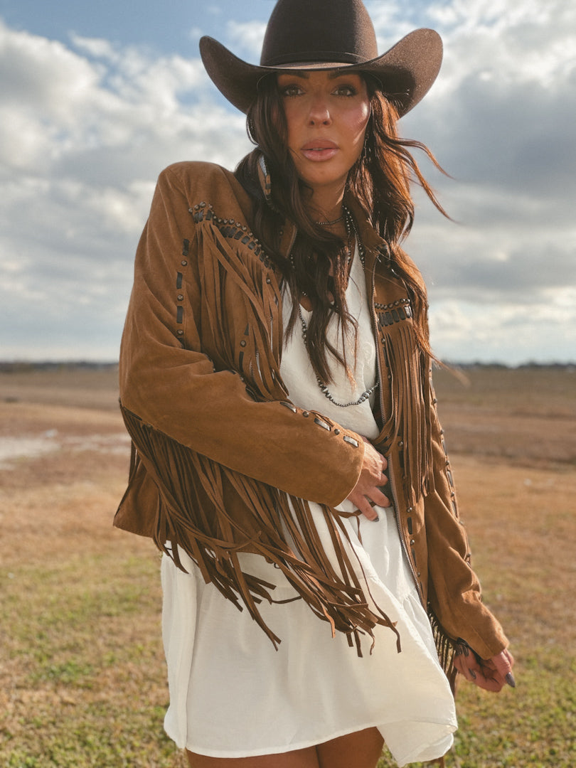 Camel Horse Shoe Jacket