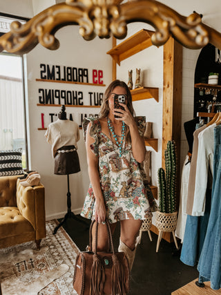 The Velvet Ribbon Mini Dress